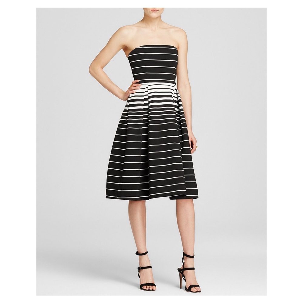 [NICHOLAS] *NWT* ‘Corsica’ Stripe Ball Gown